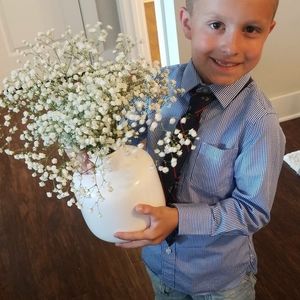 Crewcuts Boys' patterned  point-collar dress shirt